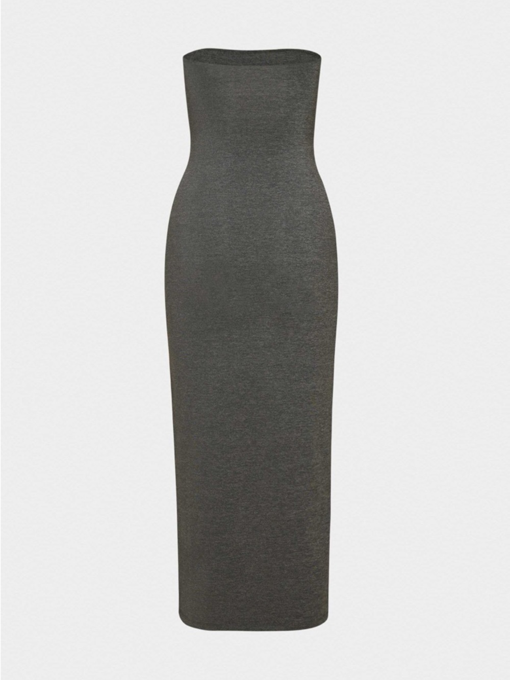 Aritzia Contour Maxi Tube Dress in Heather Charcoal Gray New - Picture 2 of 11